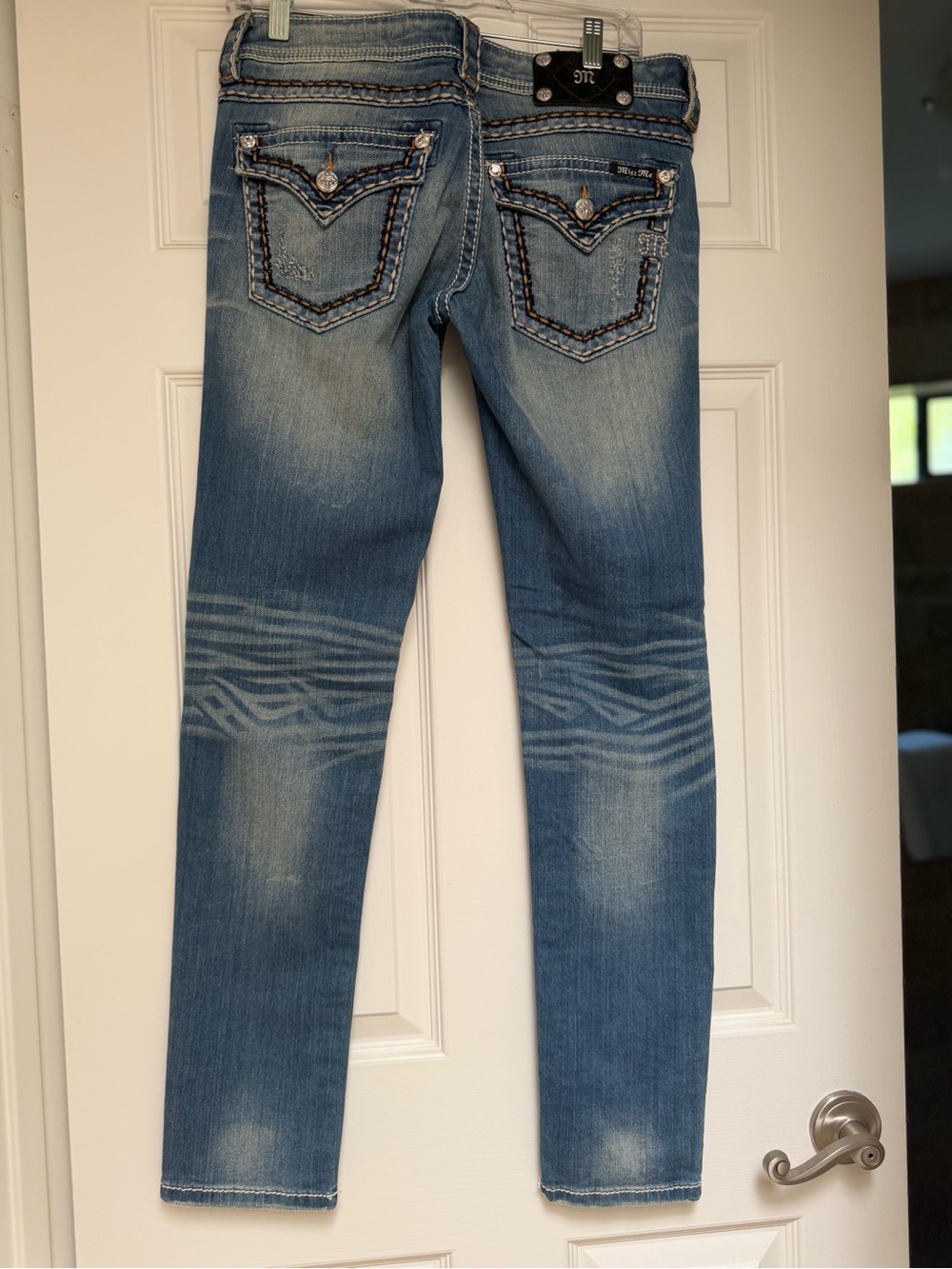 Miss Me Light Blue Embellished Jeans